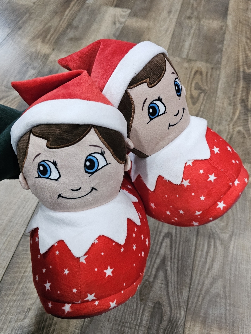 Elf On The Shelf Slippers Adult 11-12 Womens Large Christmas Santa Fun